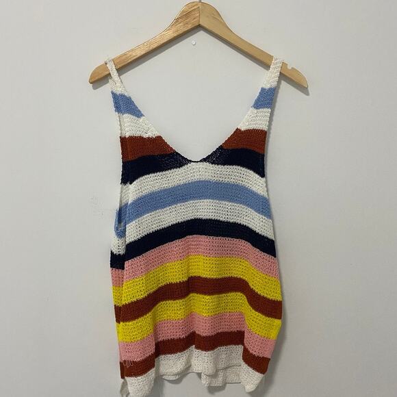 Forever 21 Striped Knit Tank Size 0X - Picture 5 of 5